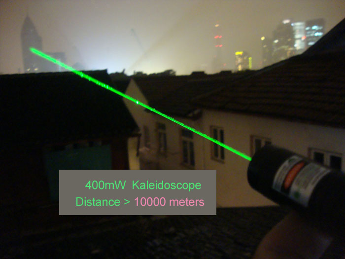 Powerful Brand New 400mw Green Laser Pointer with Kaleidoscope